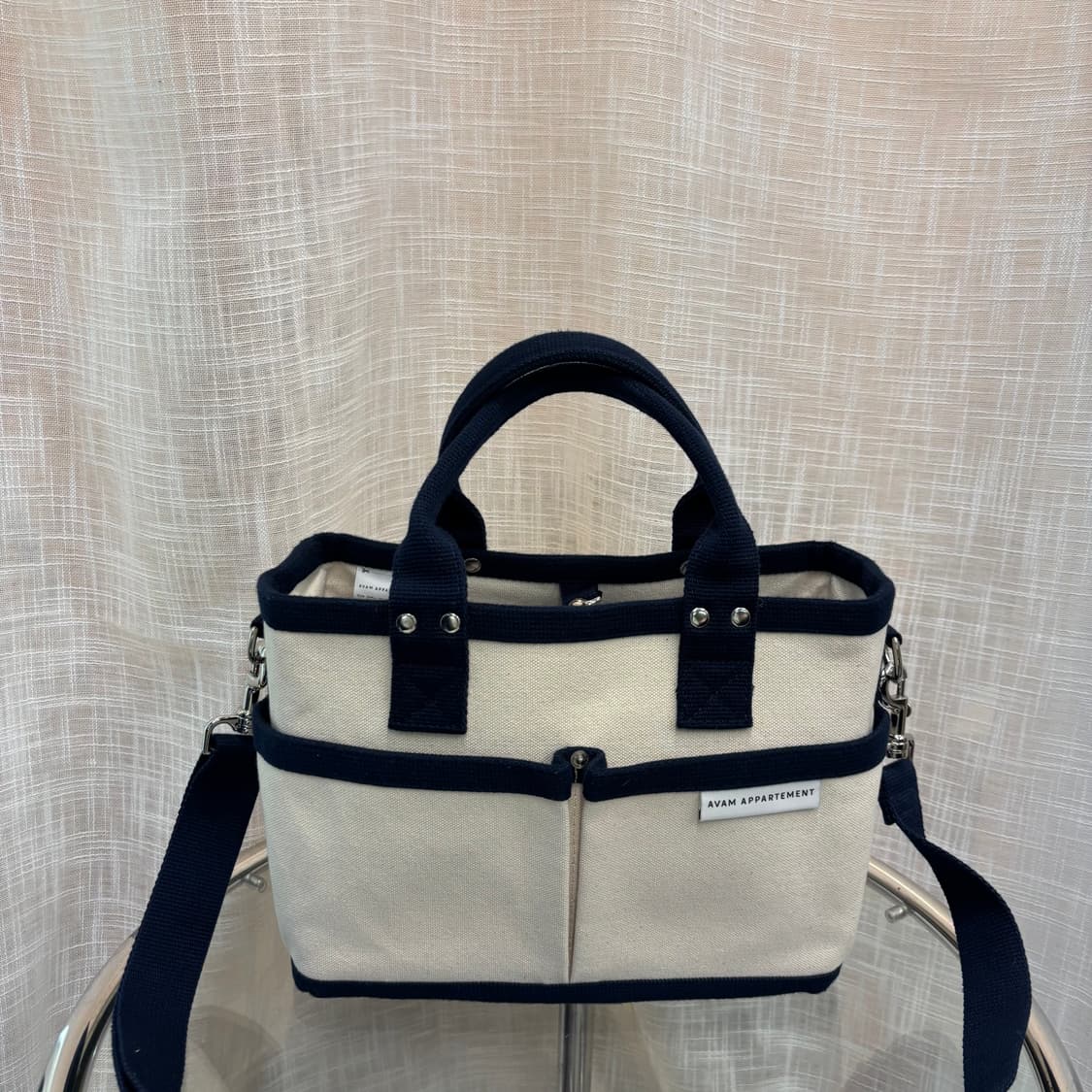 아밤 아파트멍 정유미 텀블러백 캔버스 토트백   상품이미지2