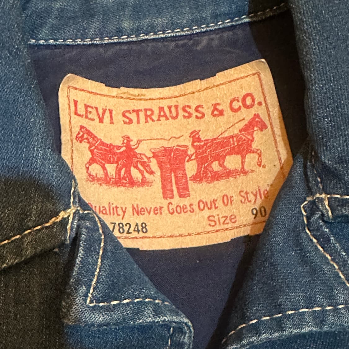 리바이스 데님 라이더 자켓 상품이미지4