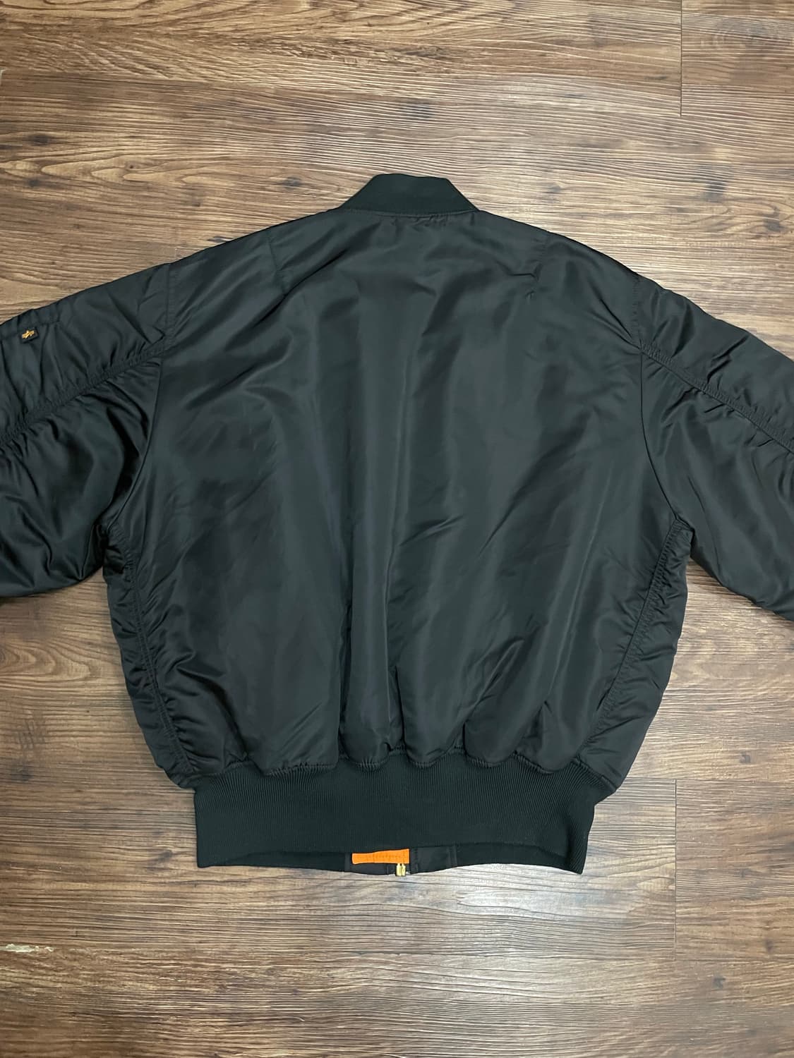 알파인더스트리 ma-1 플라이트 자켓 항공점퍼 블랙 상품이미지8