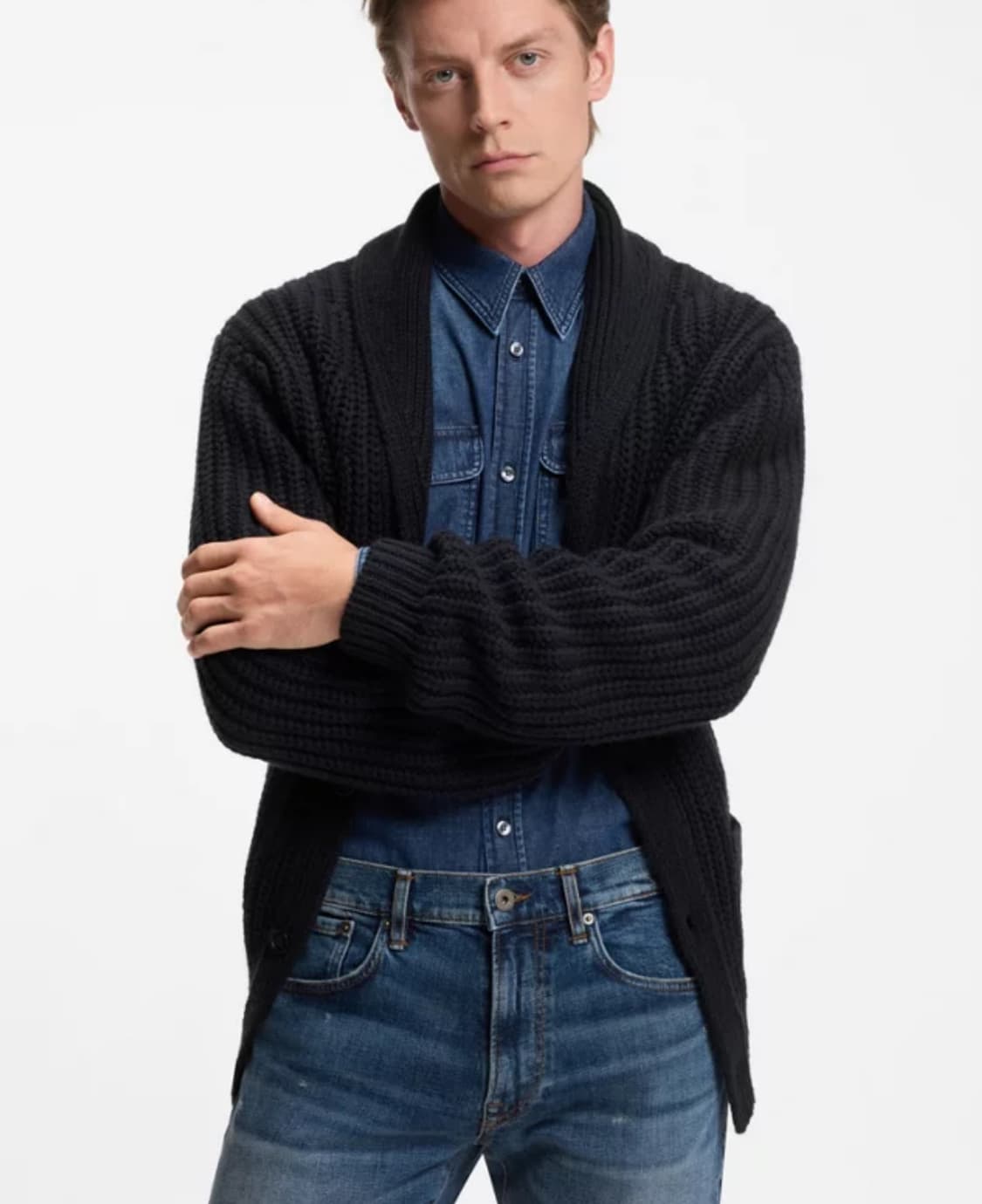 BECKHAM X BOSS / 울 캐시미어 릴랙스 핏 가디건 상품이미지2