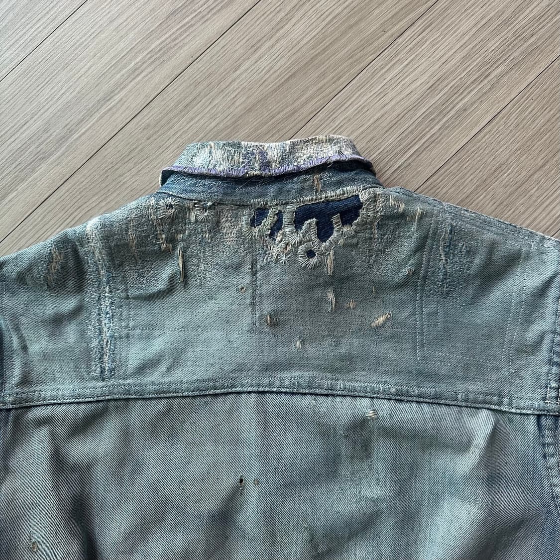 1940s USA 101 Buckle Back Denim Jacket 상품이미지4