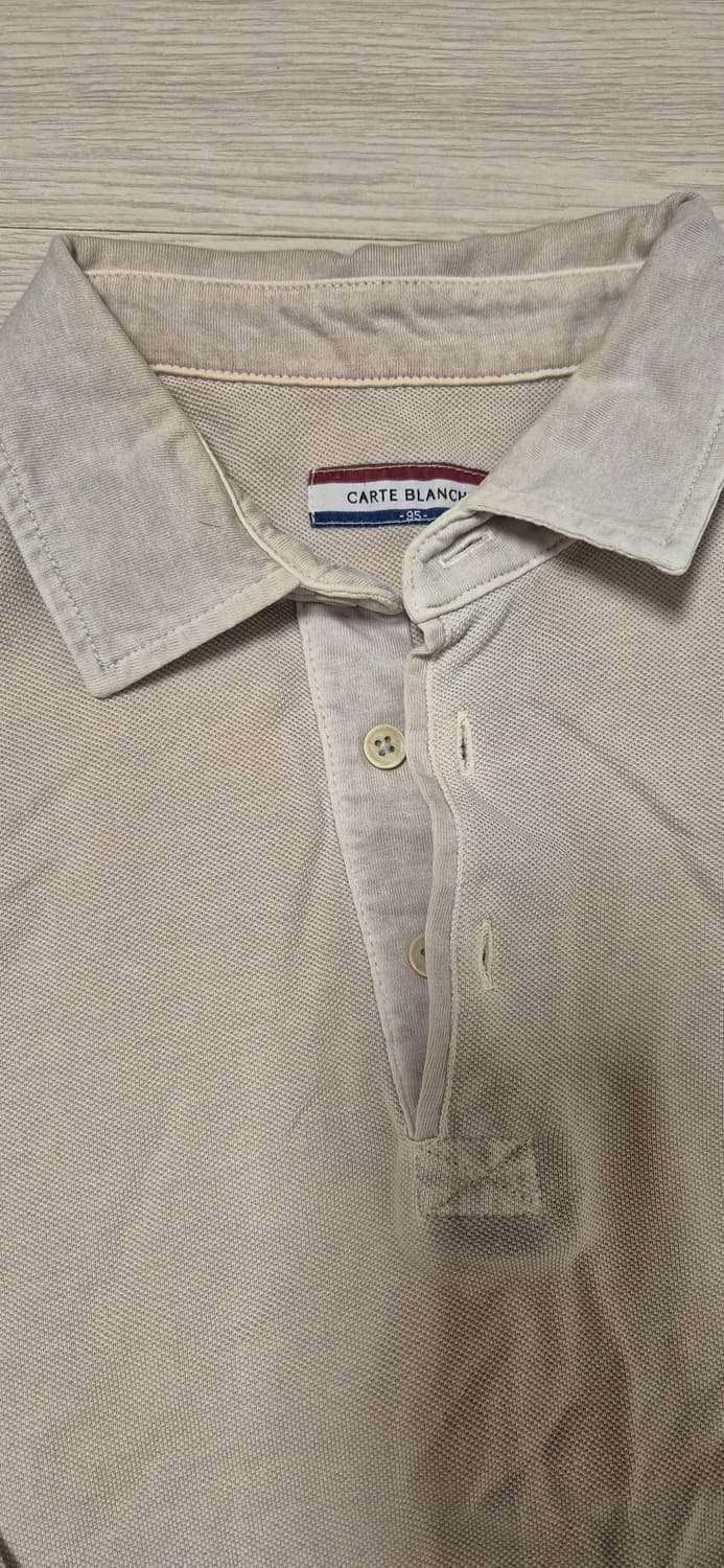 까르뜨 블랑슈 가먼트워싱 폴로티셔츠95 상품이미지3