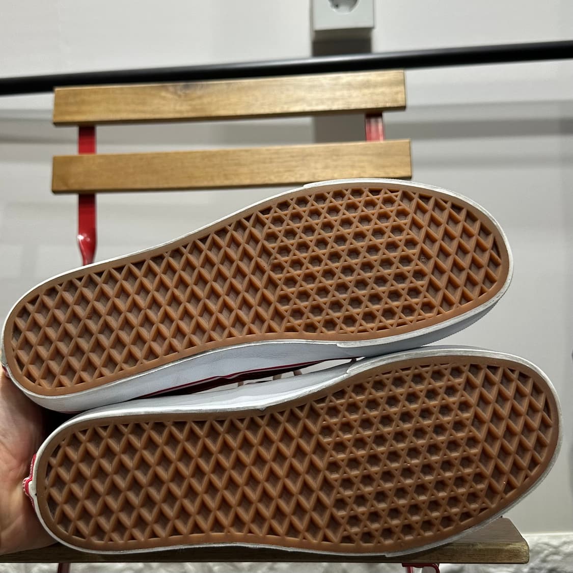 275) 반스 운동화 남성 남자 신발 어센틱 레드 캔버스 스니커즈 상품이미지6