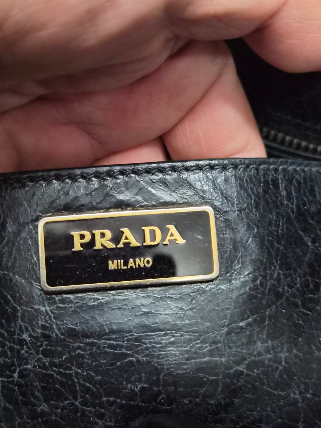 (정품) 프라다 비텔로 샤인 가죽 숄더백 (명품 가방 토트백) 상품이미지4