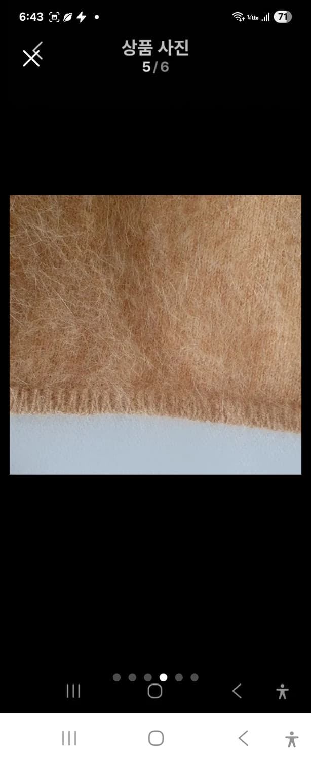 백화점정품 Juicy Couture 앙고라  오버핏 니트 스웨터 ONE  상품이미지4