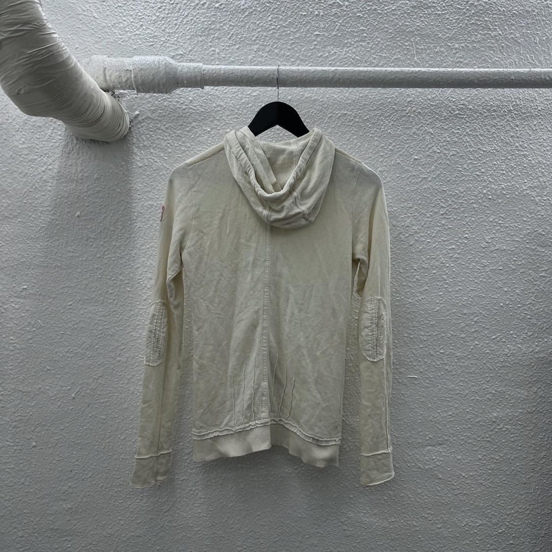 Y2K ivory detail hoodie 상품이미지6