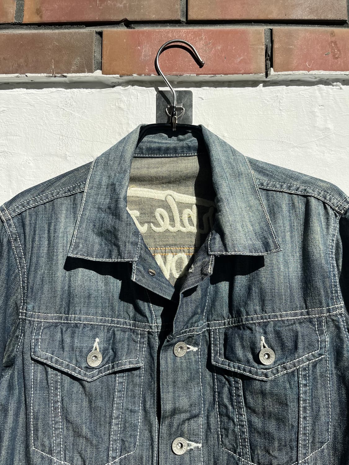 Purple&Yellow 데님 라이트 자켓 M 상품이미지2