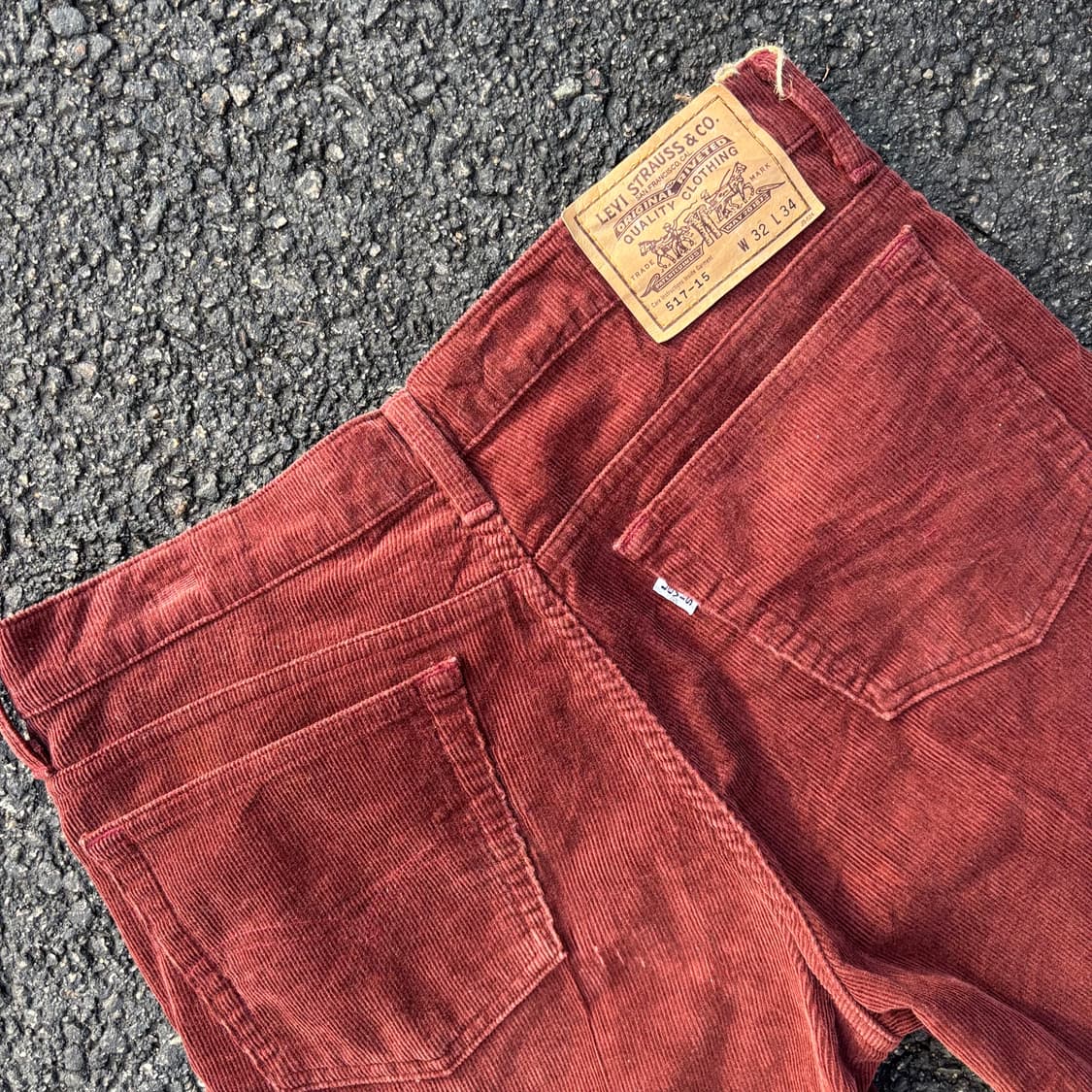 90년대 일본 리바이스 517 코듀로이 부츠컷 상품이미지9