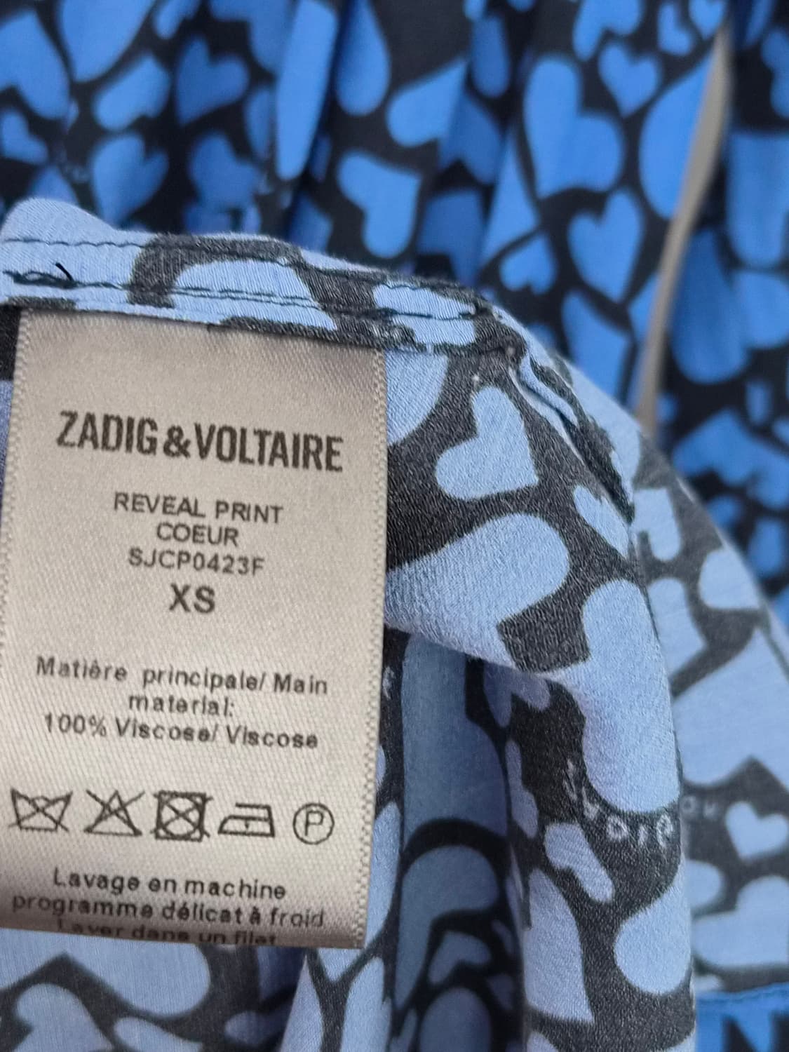 쟈딕앤볼테르 프렌치 하트 패턴 원피스ZADIG & VOLTAIRE 상품이미지7