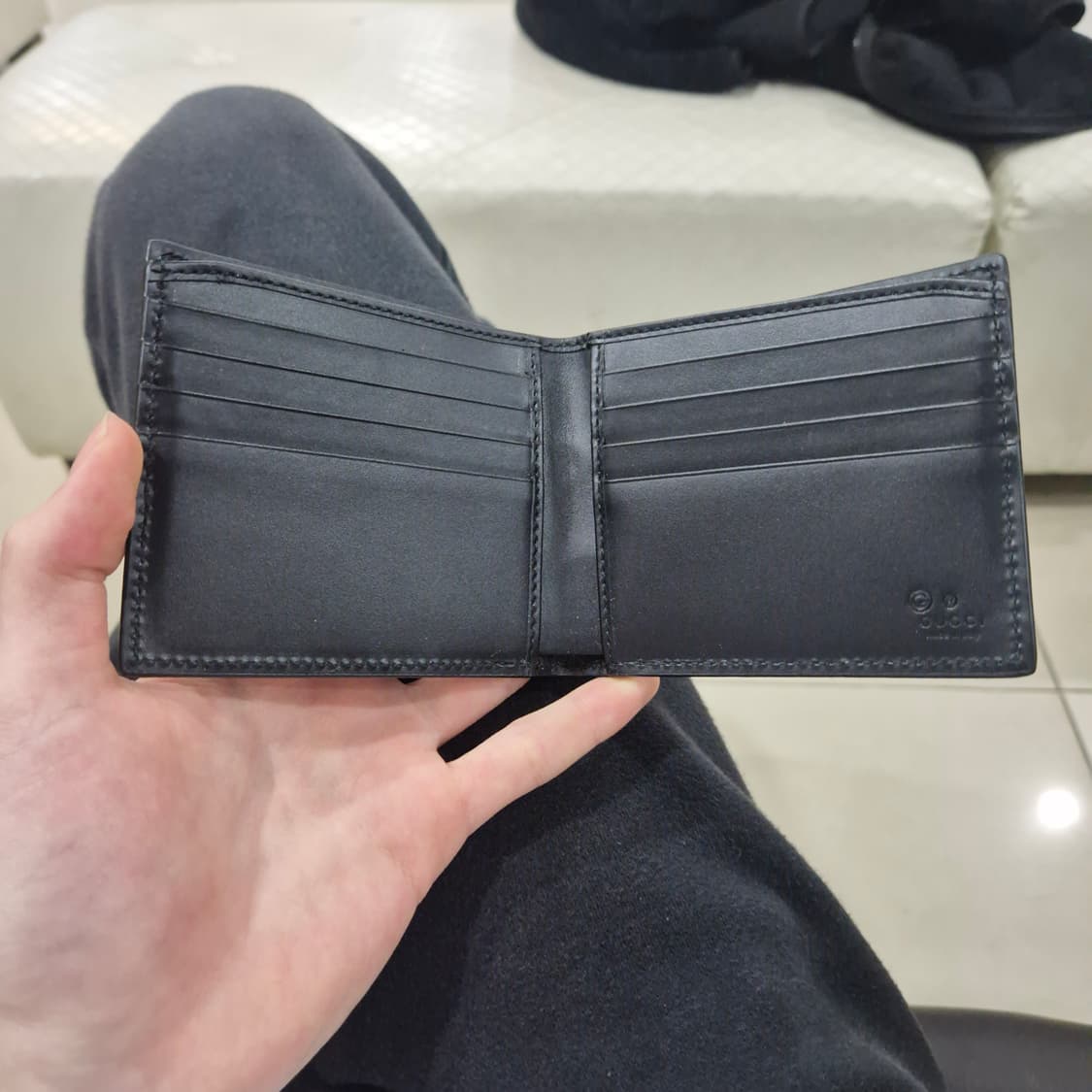 구찌 로고 반지갑 상품이미지3