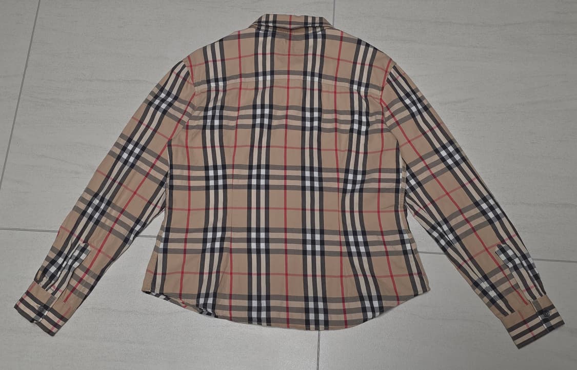 버버리 클래식 체크 긴팔 셔츠M 상품이미지2