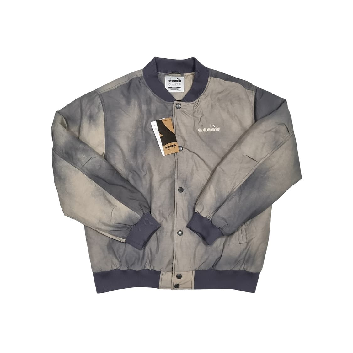 디아도라 | 웨이브다잉 스타디움 자켓 | 다크그레이 | L 상품이미지1