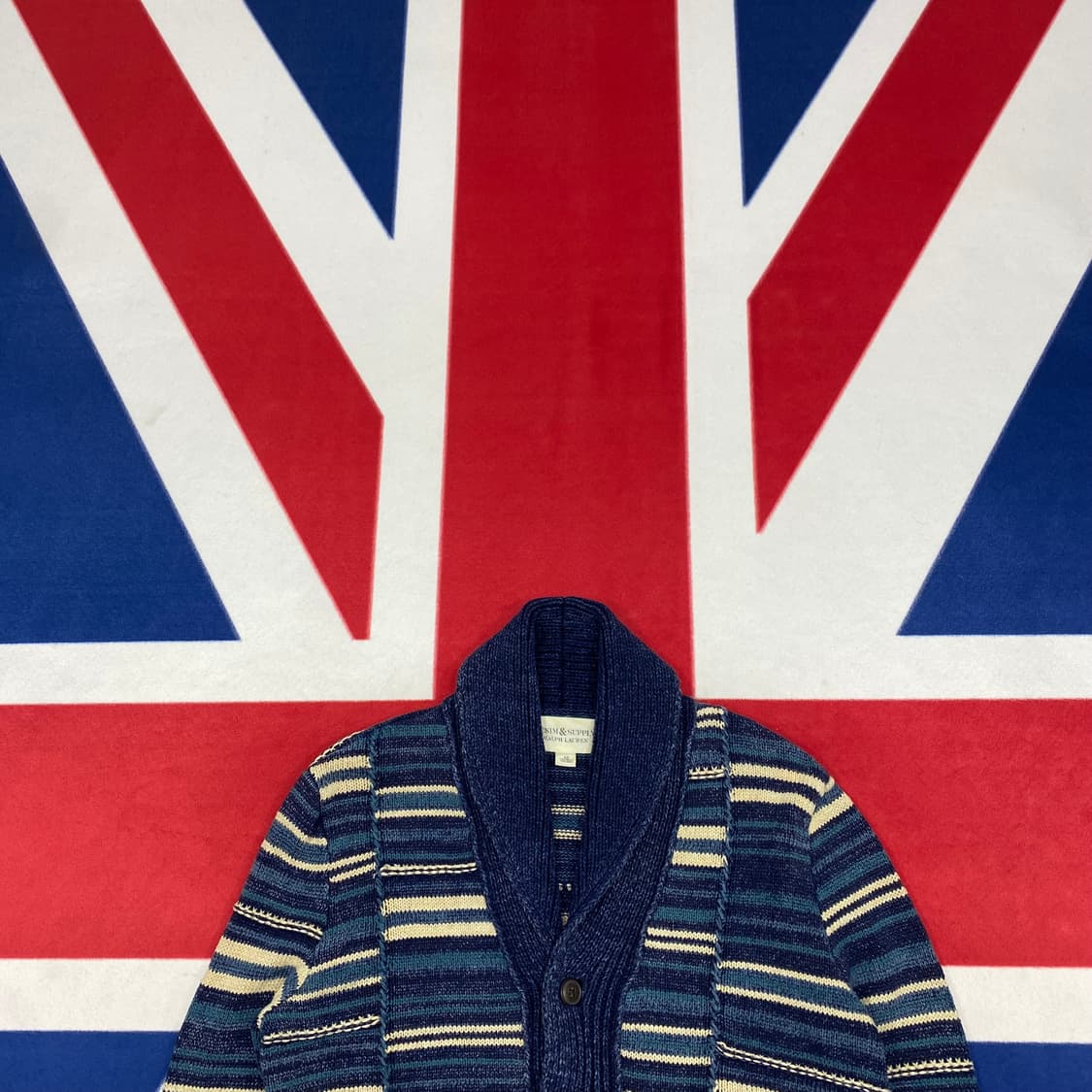 데님앤서플라이 랄프로렌 숄카라가디건 XS 실측S 상품이미지2