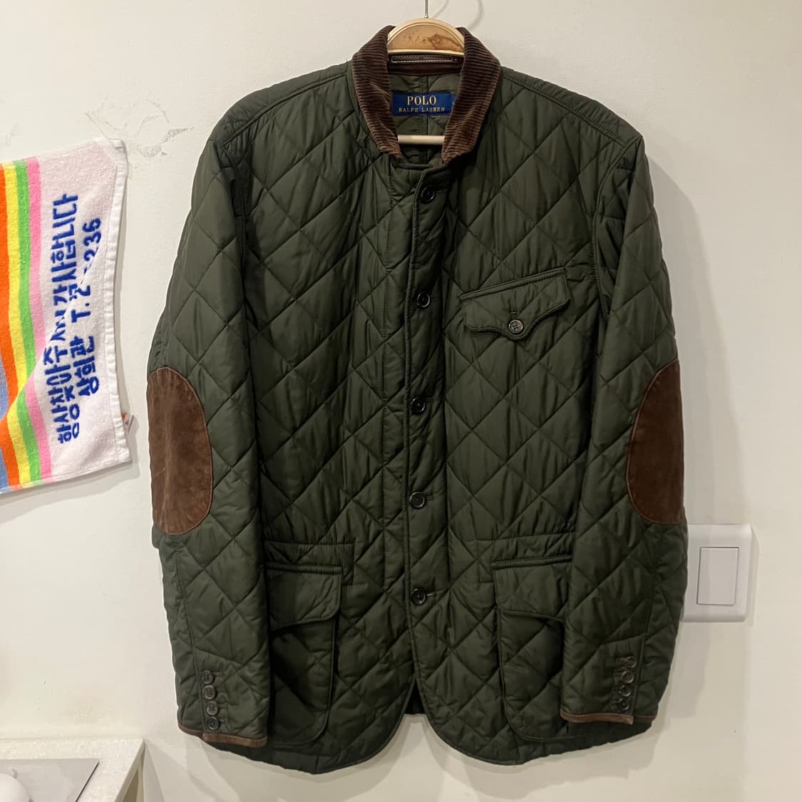 341 폴로 퀼팅 자켓 상품이미지1