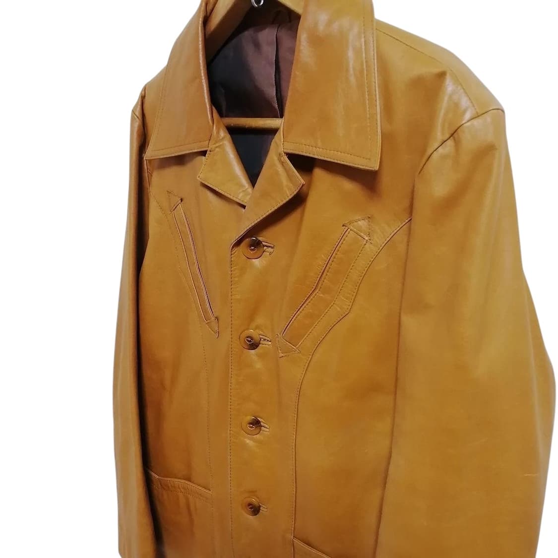 70s 카우 레더 웨스턴 자켓 상품이미지4