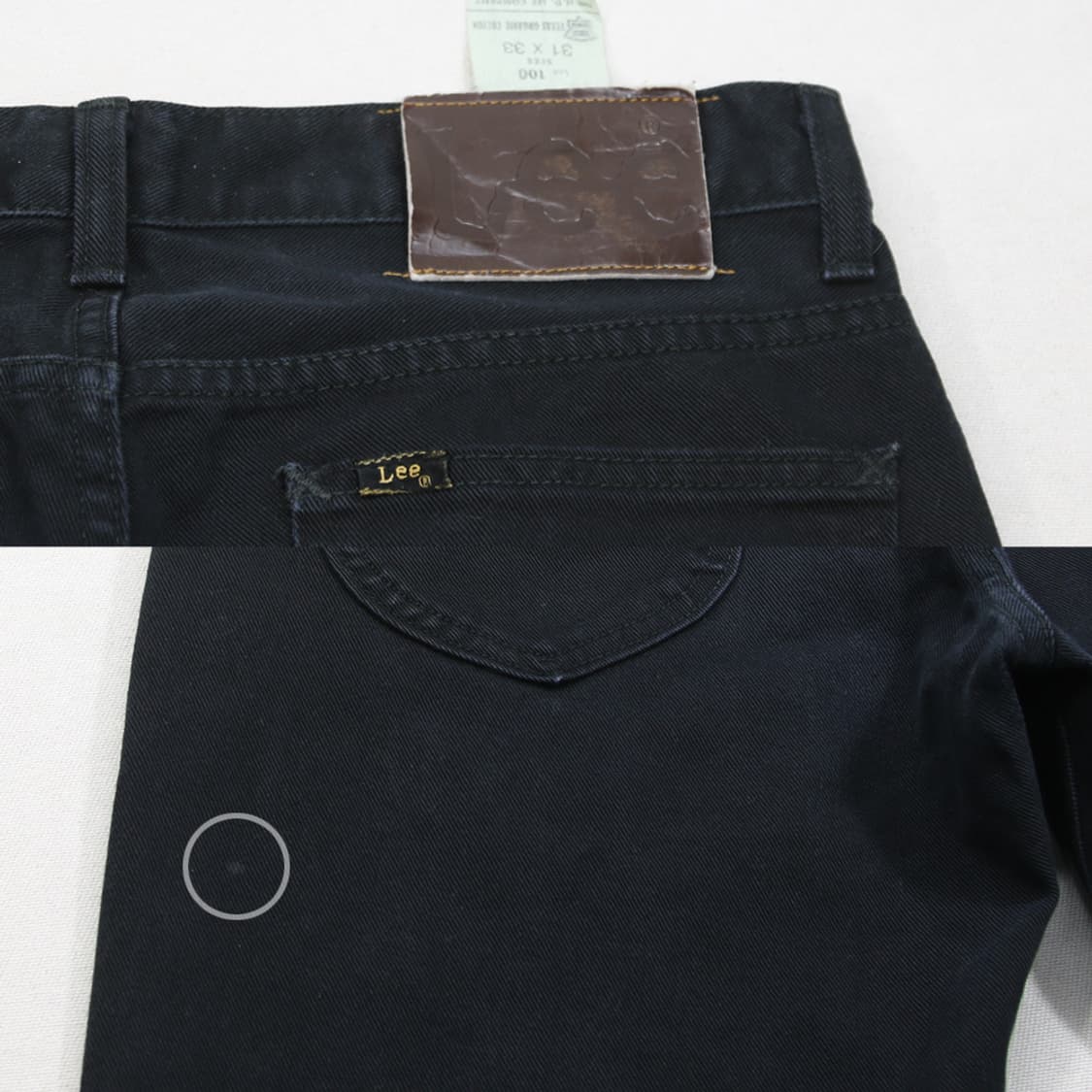 (착용컷) 90~00's Lee RIDERS 블랙 진 (남성용 31) 상품이미지9