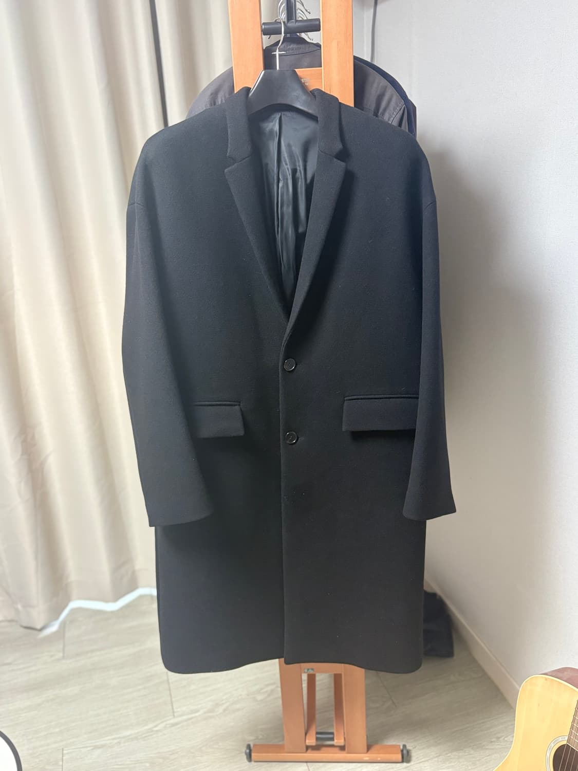 준지 울 싱글 코트 상품이미지1