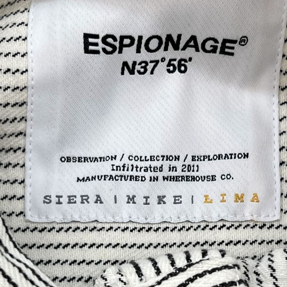 에스피오나지 스트라이프 셔츠 r2173 상품이미지6