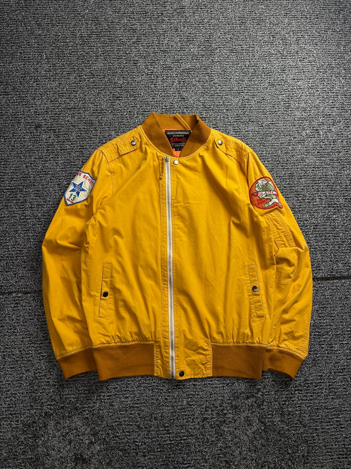 쇼트 US 패치로고 봄버 플라이트 자켓 2713 상품이미지2