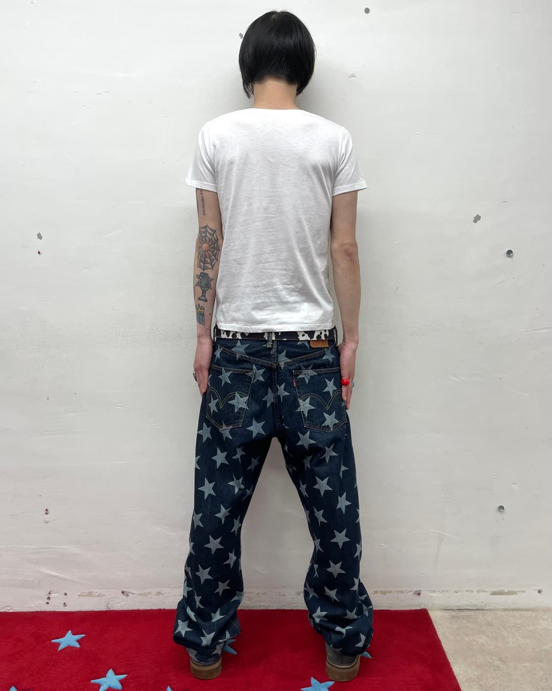 Cat fuck White T-shirt  상품이미지3