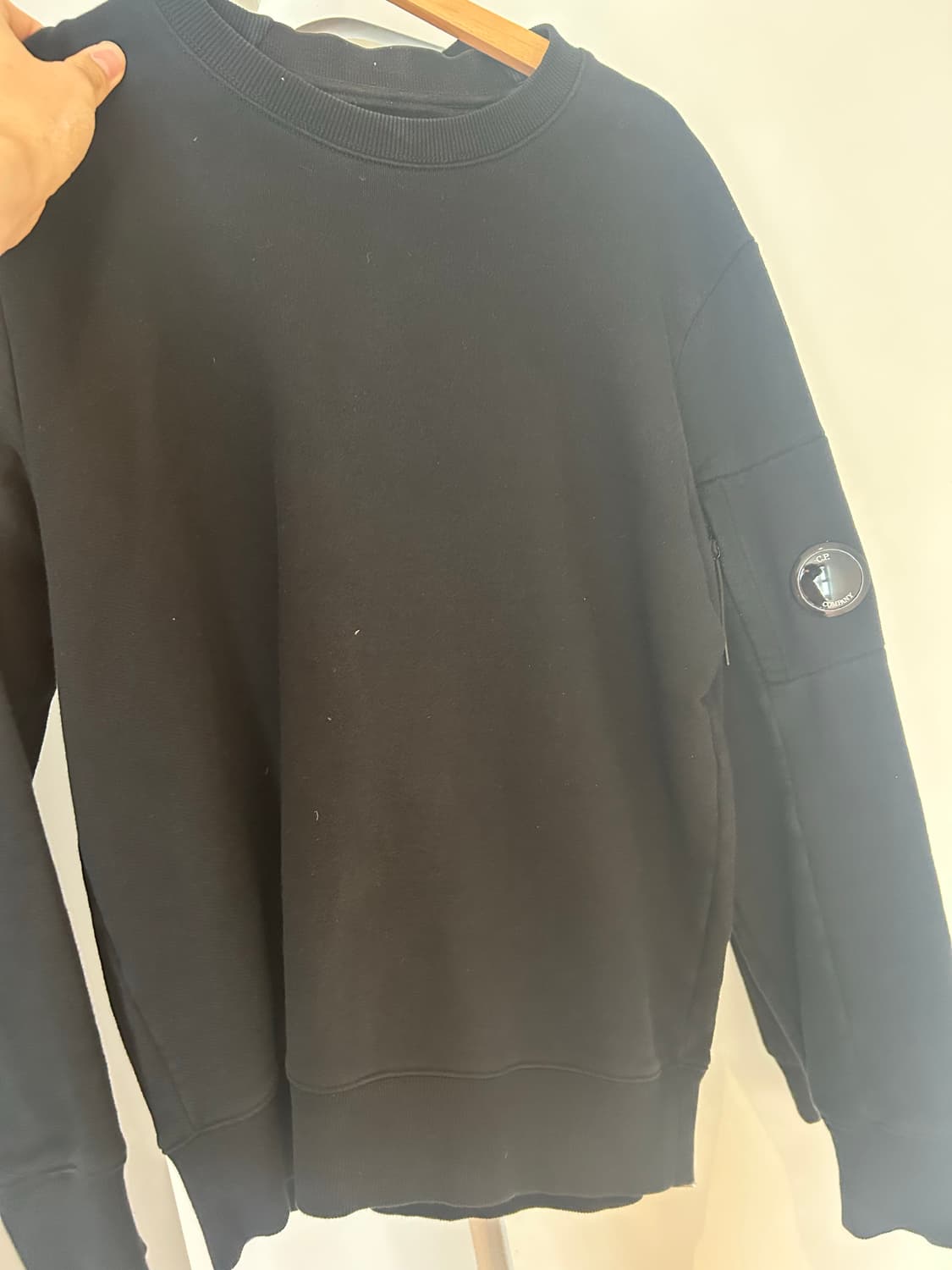 Cp컴퍼니 블랙 맨투맨 m 정품 s급 상품이미지1