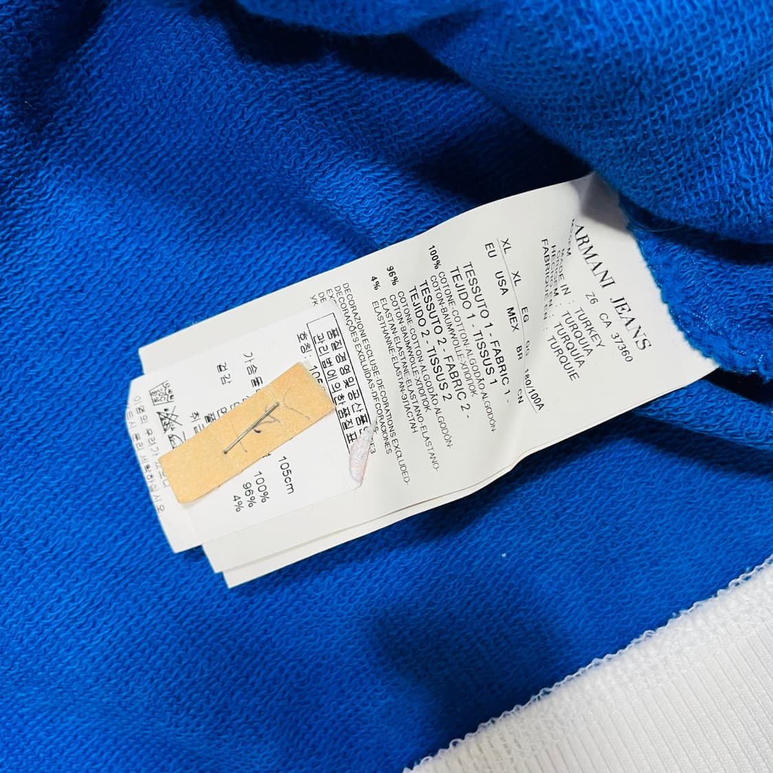 아르마니 진스 스페셜 에디션 이태리 투웨이 후디 집업 상품이미지6