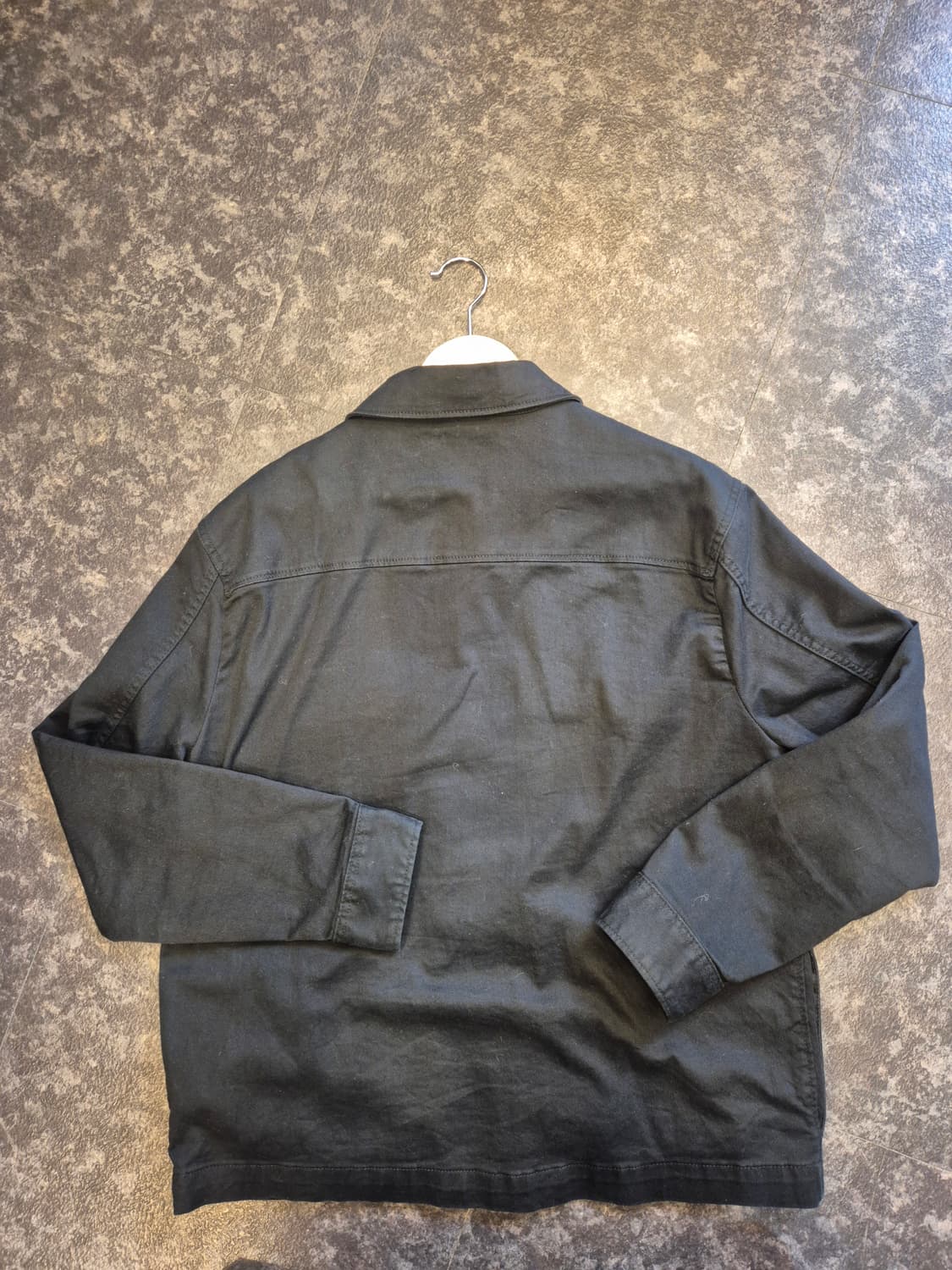 자라 유틸리티 포켓 오버핏 집업자켓 블랙 XL 상품이미지6