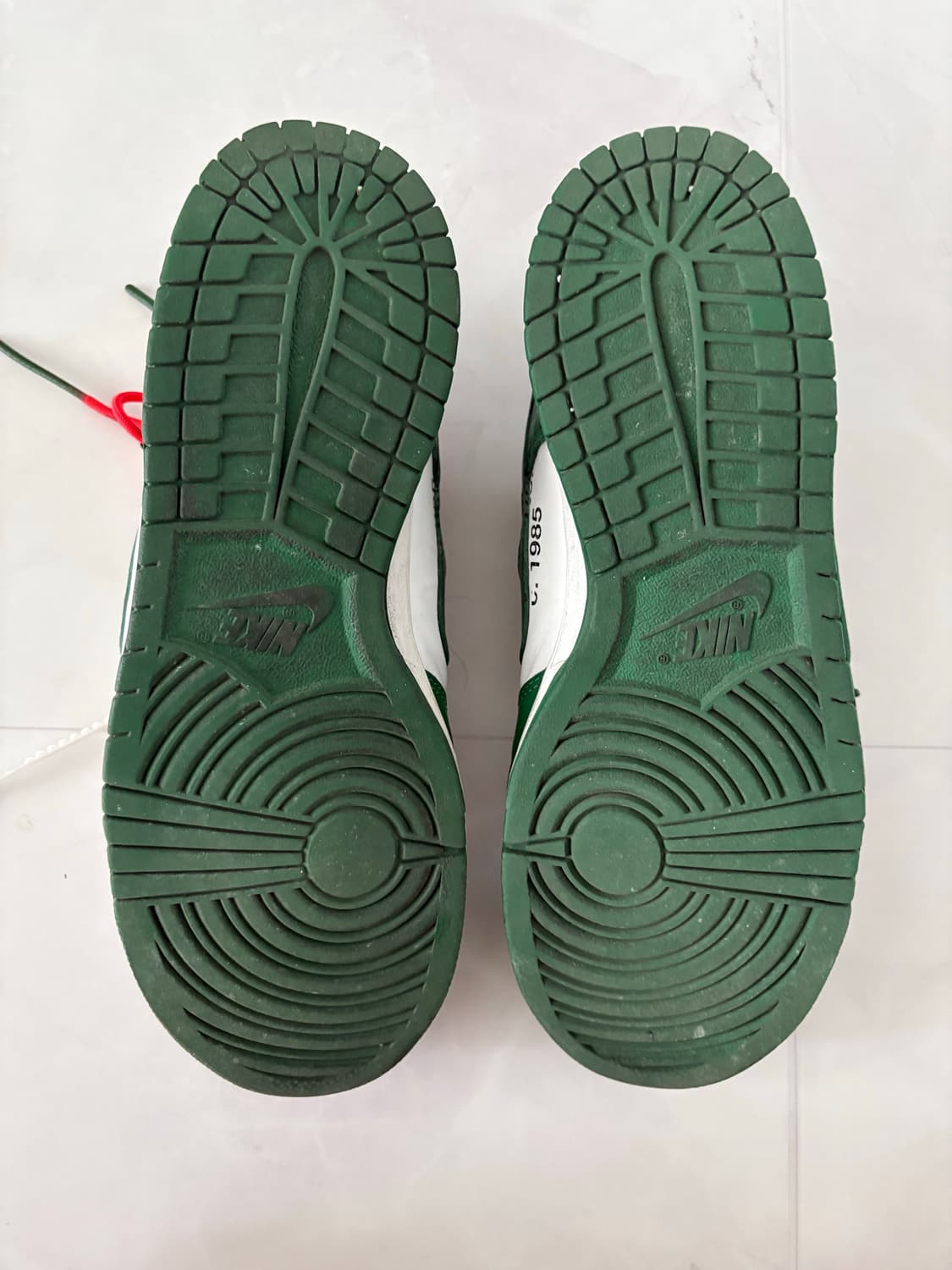 나이키 오프화이트 덩크 그린 상품이미지4