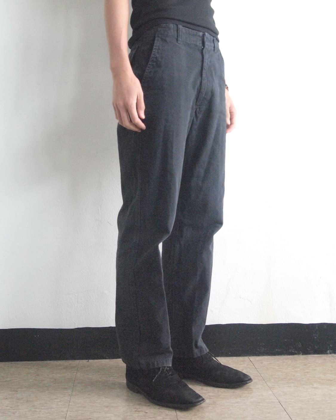 90s CP company 트윌 코튼 트라우져 상품이미지2