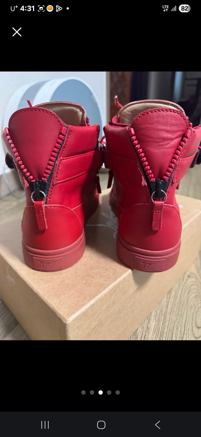 쥬세페 자노티 하이탑 새제품 사이즈L 상품이미지3