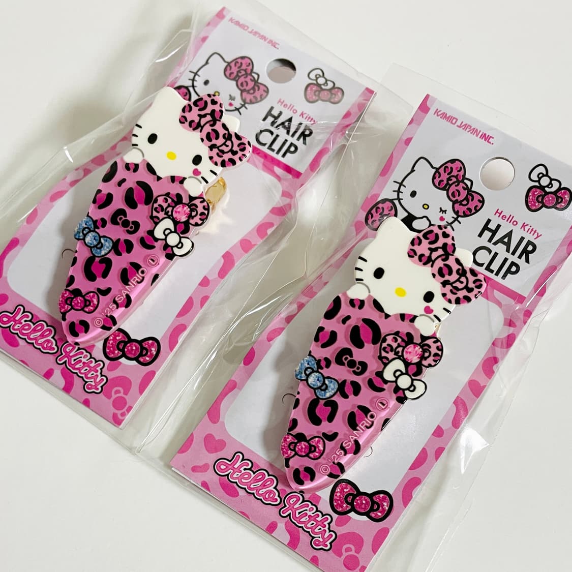 헬로키티 갸루 헤어 클립 집게 2개 일괄 상품이미지1