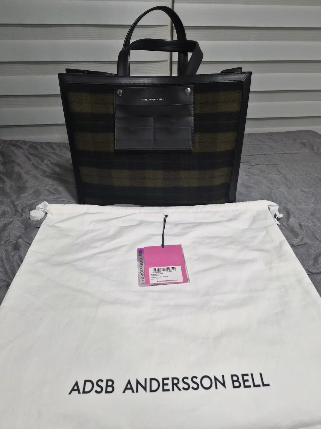 앤더슨벨 카키 블랙 라이너스 토트백 가방 토트백 상품이미지4