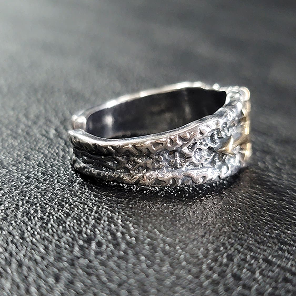 Orryx 백동 남자 엔틱 빈티지 명품 텍스처 일루미나티 눈 반지 상품이미지2