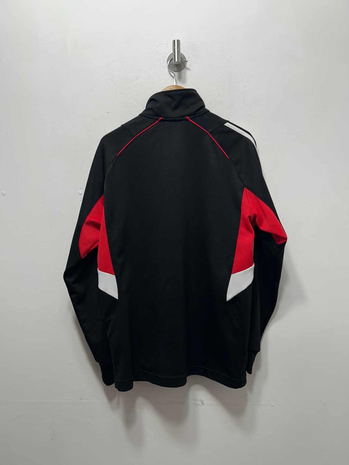 아디다스 레드 블랙 투톤 트랙자켓 집업 S  상품이미지2