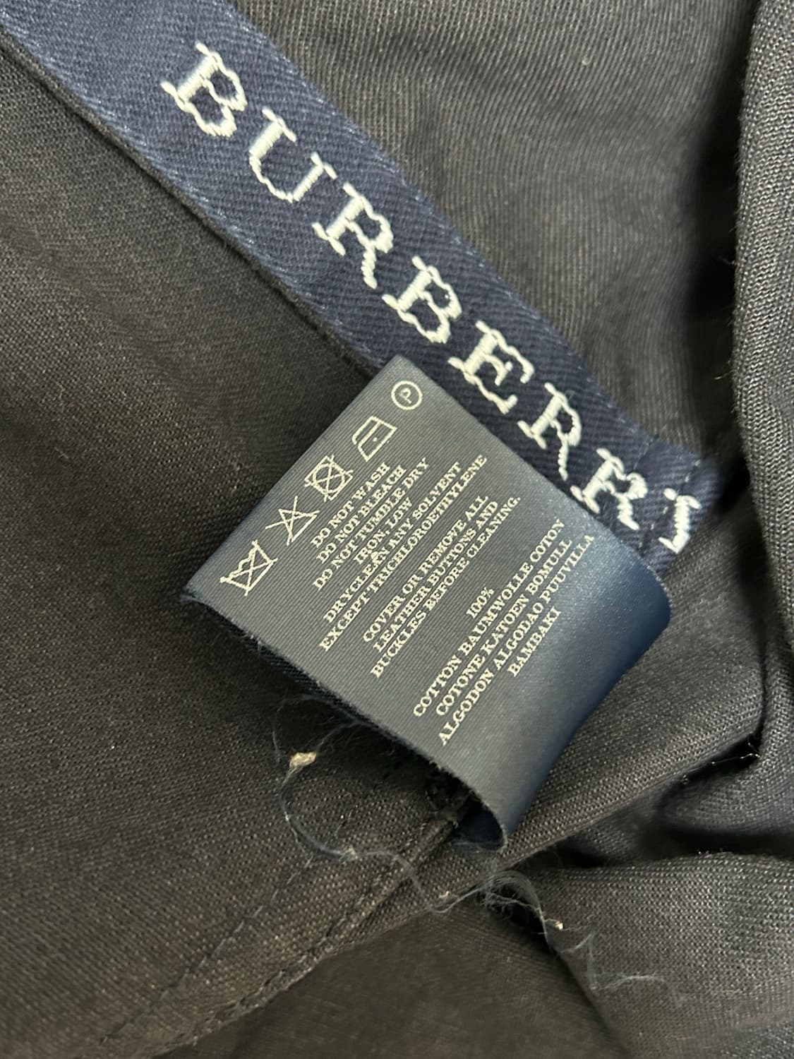 버버리 런던 빈티지 블랙 헌팅 자켓 상품이미지10