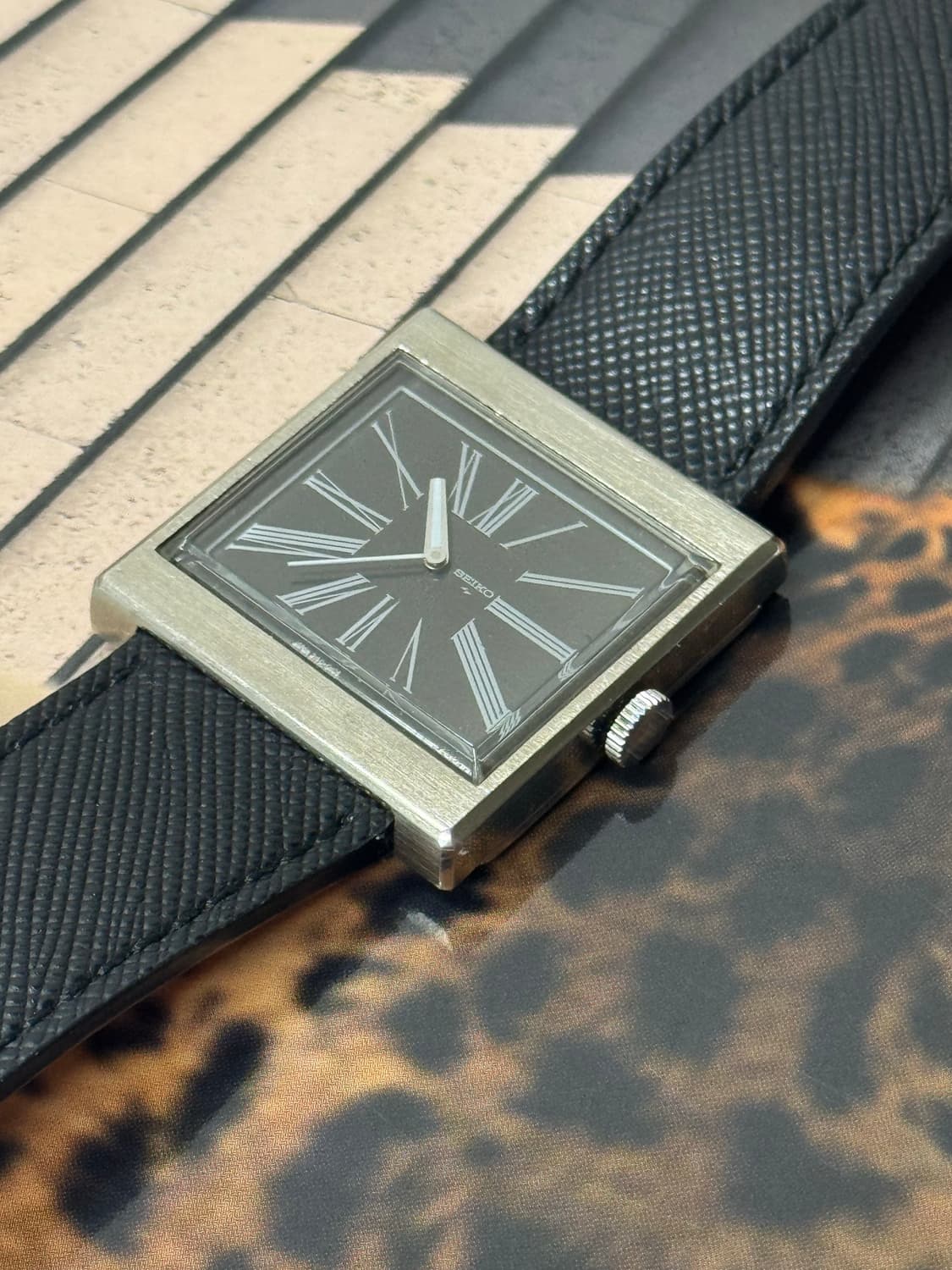 69s Seiko big square automatic Rare 상품이미지4