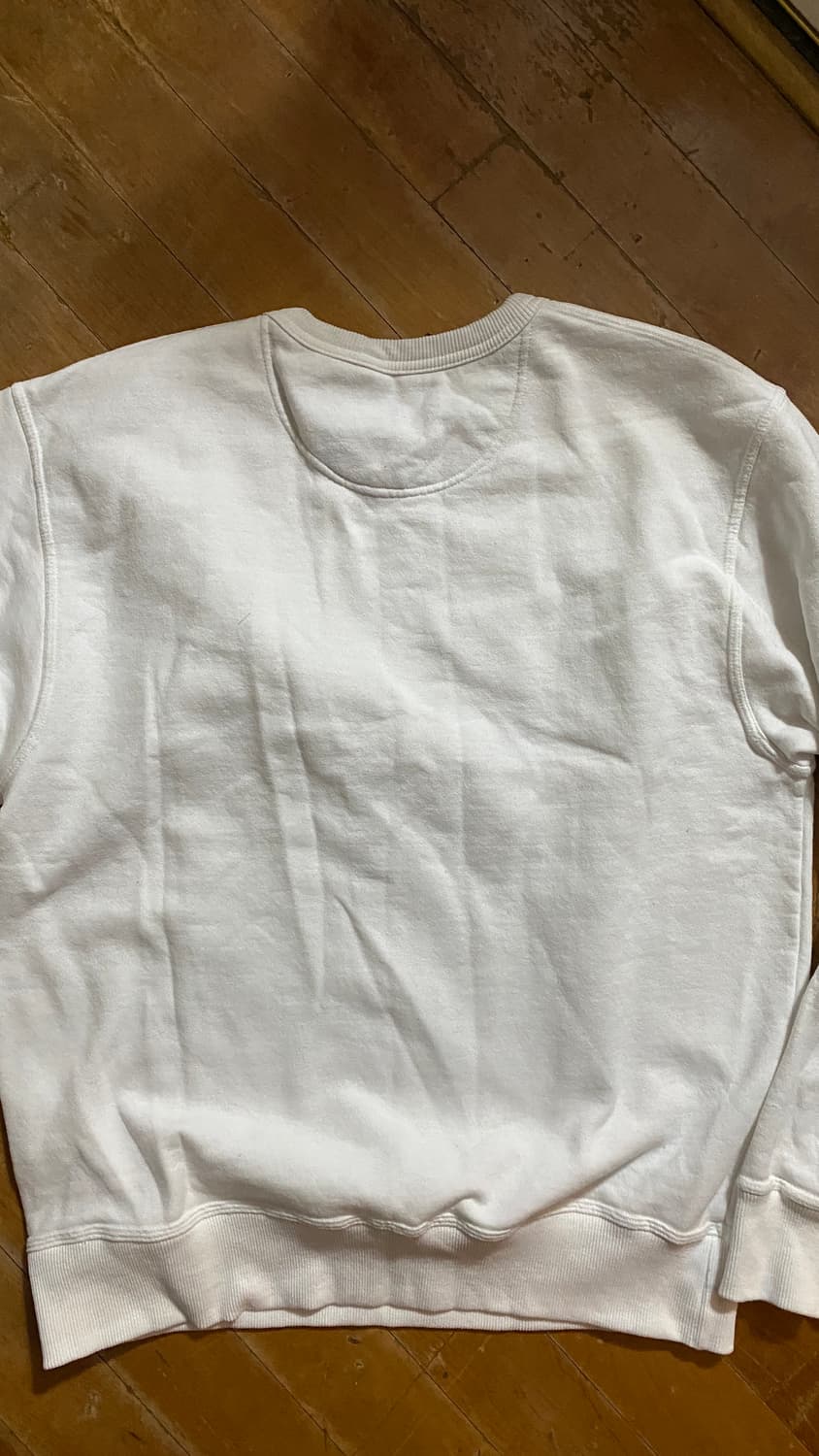 챔피온 흰색 맨투맨 아시아핏 XL 상품이미지5