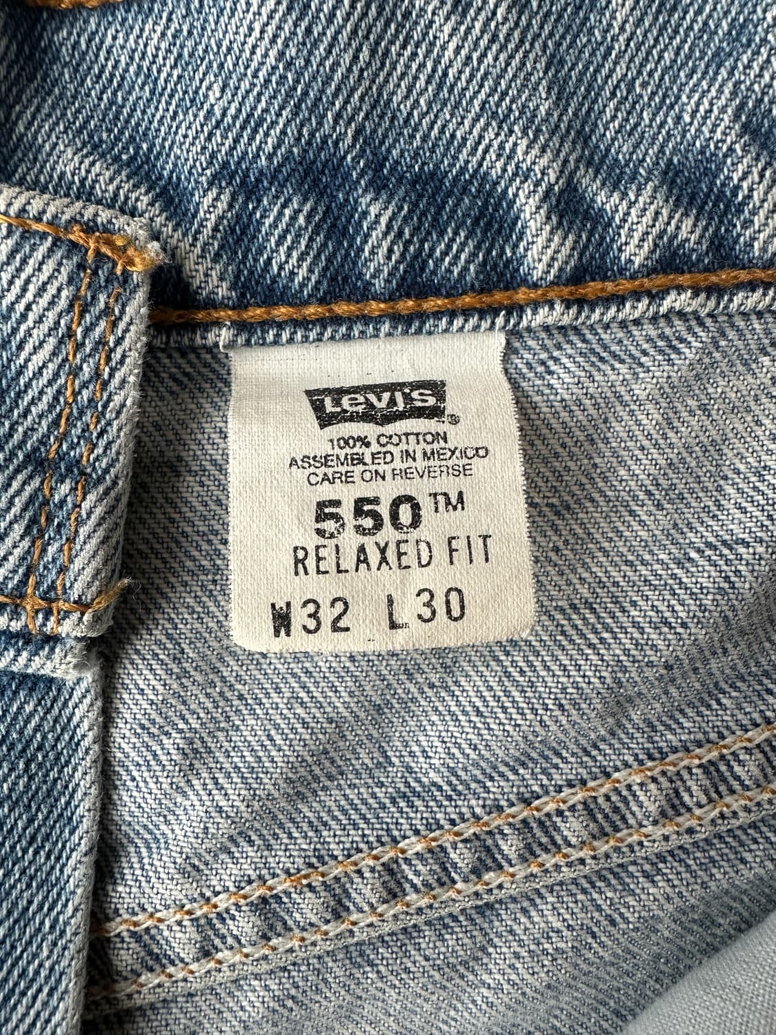 리바이스 550 00s 컷오프 데님 쇼츠 32 상품이미지5