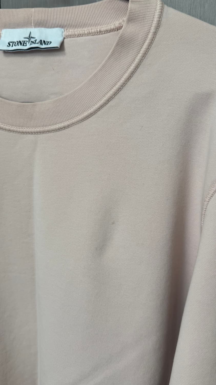 [xl] 21ss스톤아일랜드 맨투맨 인디핑크 한글택정품 상품이미지2
