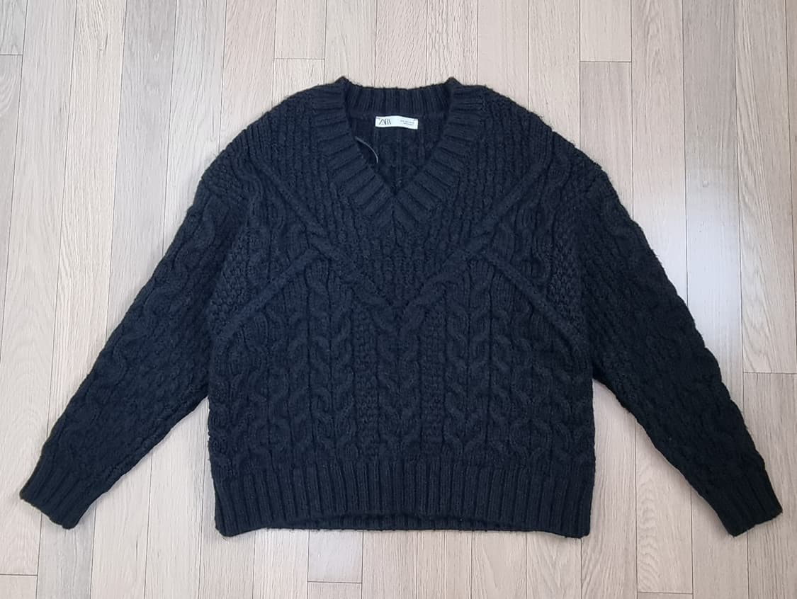 ZARA 자라 브이넥 오버핏 니트 S _ 여성 상품이미지1