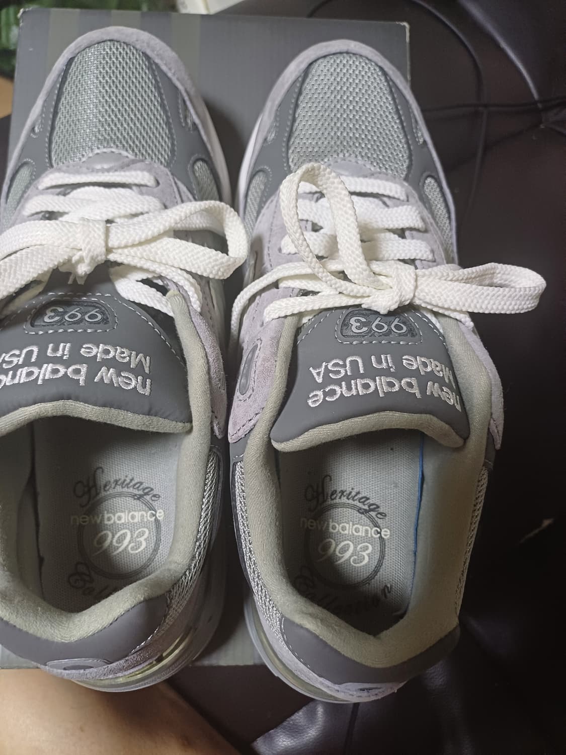 뉴발란스993 그레이 260size 발볼D 정품 상품이미지4