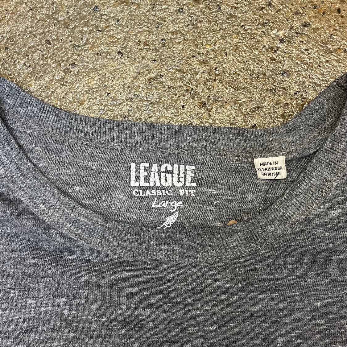 미국 빈티지 리그 아칸소 유니버티시 굿즈 티셔츠 회색 상품이미지8
