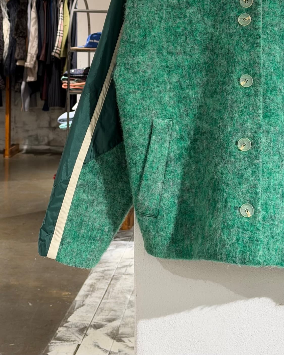 더일마 그린 울 블랜드 자켓 상품이미지5