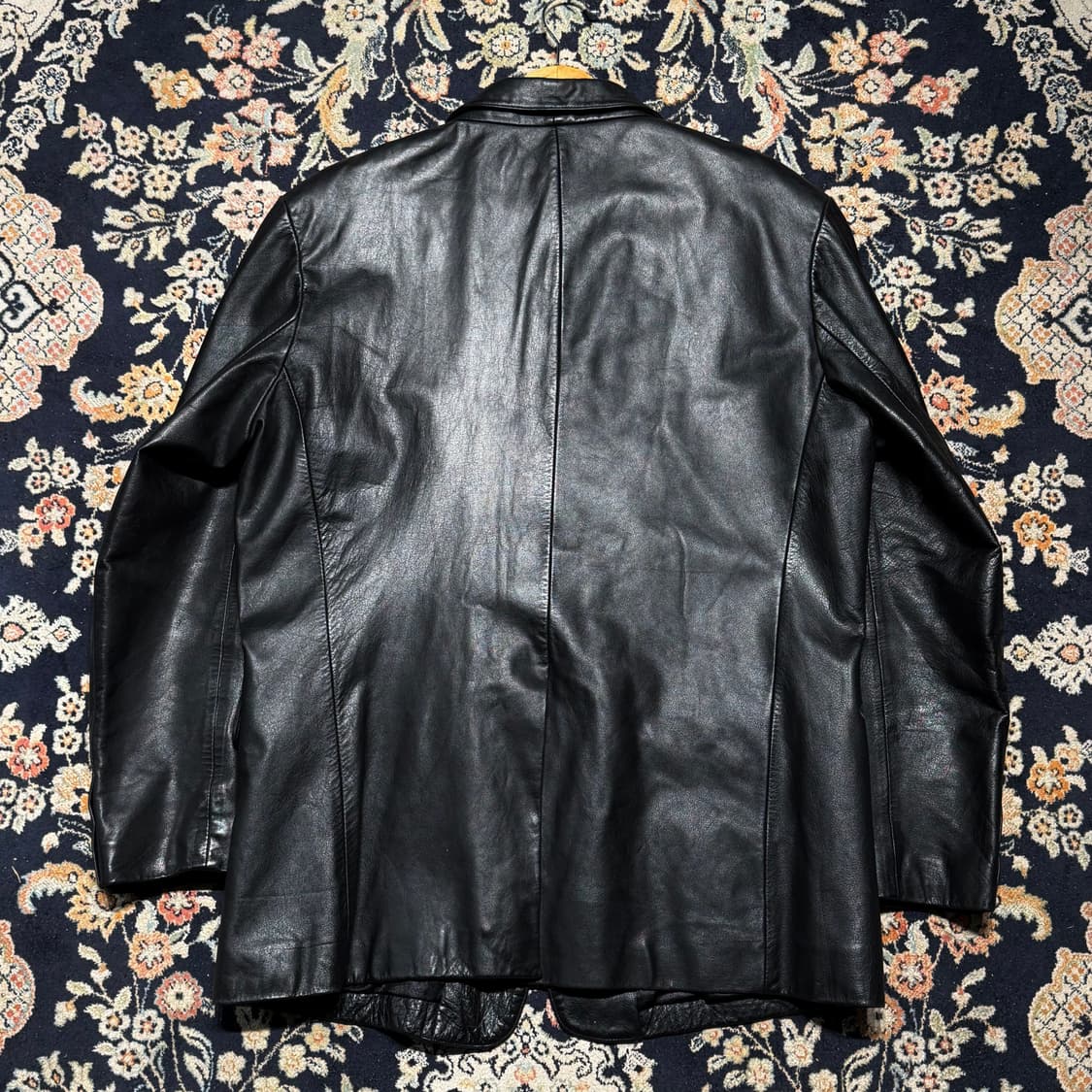빈티지 카우레더 카 코트 XL 소가죽 자켓 상품이미지5