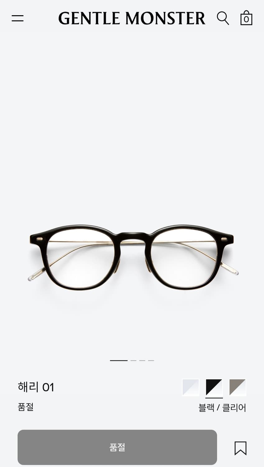 젠틀몬스터 해리 01 상품이미지1