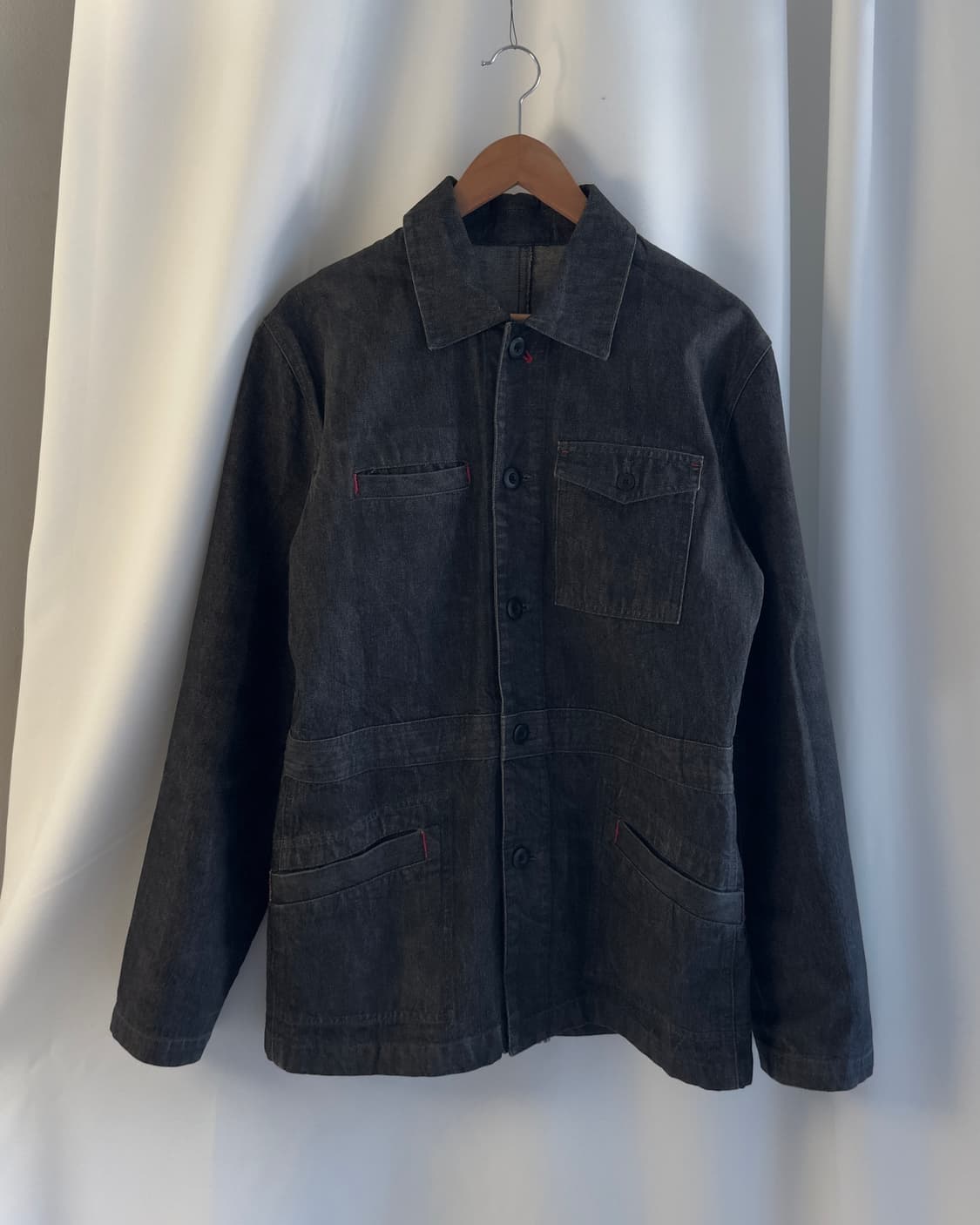 [BRACE BELL] black denim jacket 상품이미지3