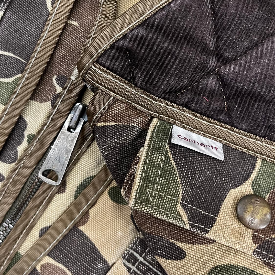 80s Carhartt 덕카모 헌팅 베스트 (110) 상품이미지3