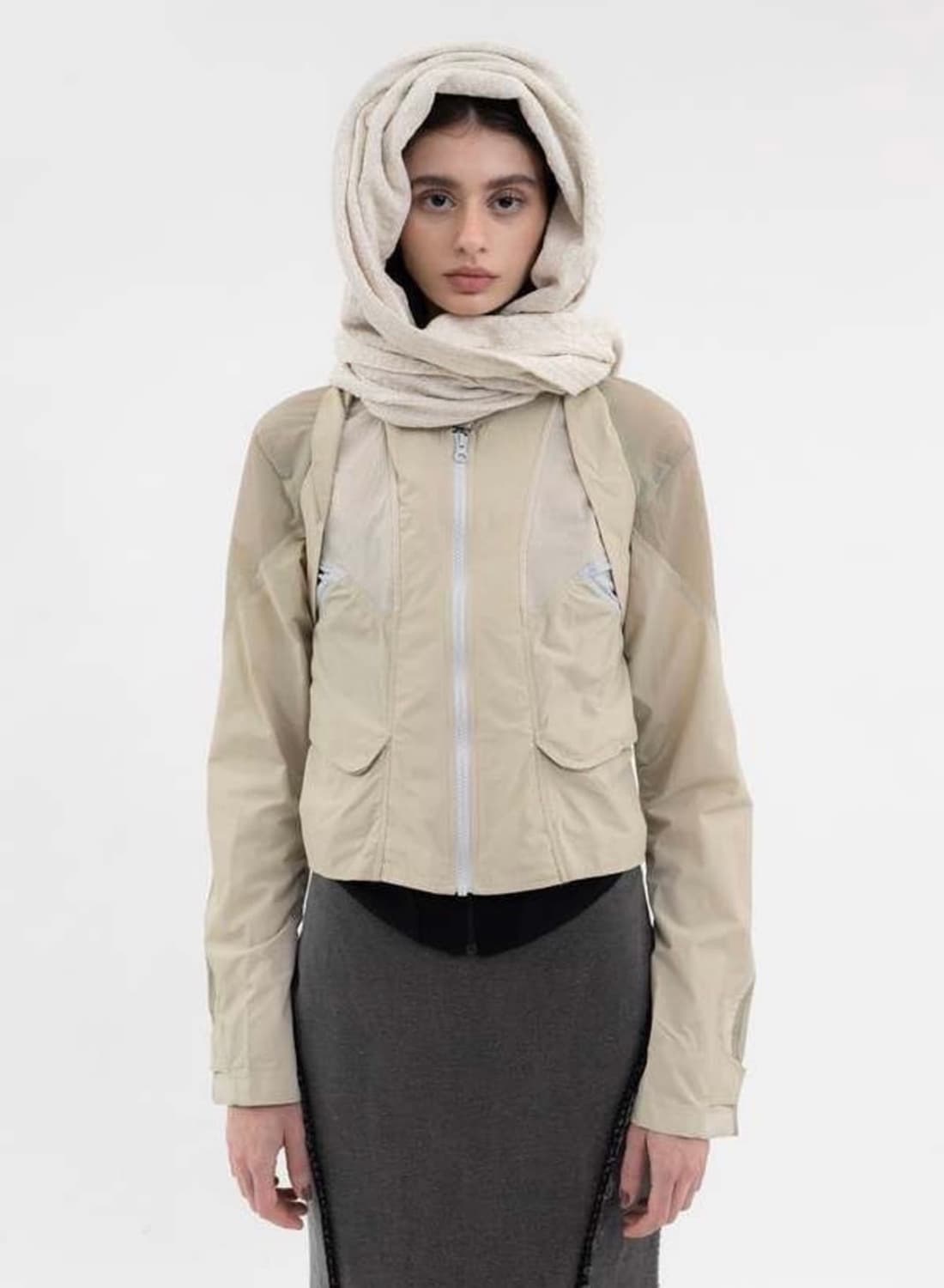 Hyein seo muffler jacket 머플러 자켓 상품이미지1