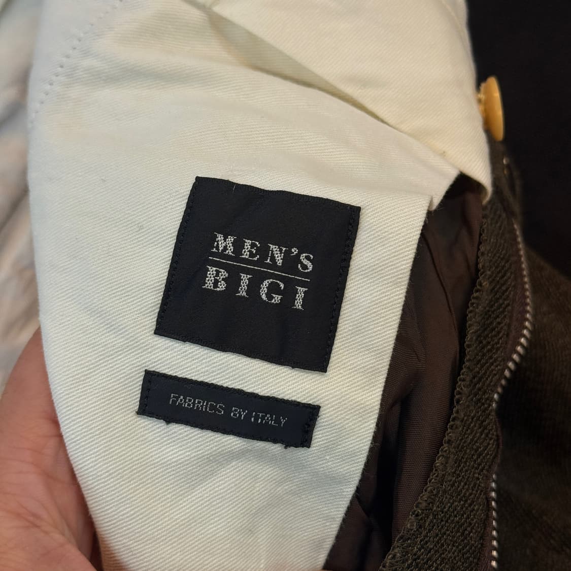 맨즈 비기 BY 타케오키쿠치 이탈리아원단 드레이프 팬츠 28 29 상품이미지6