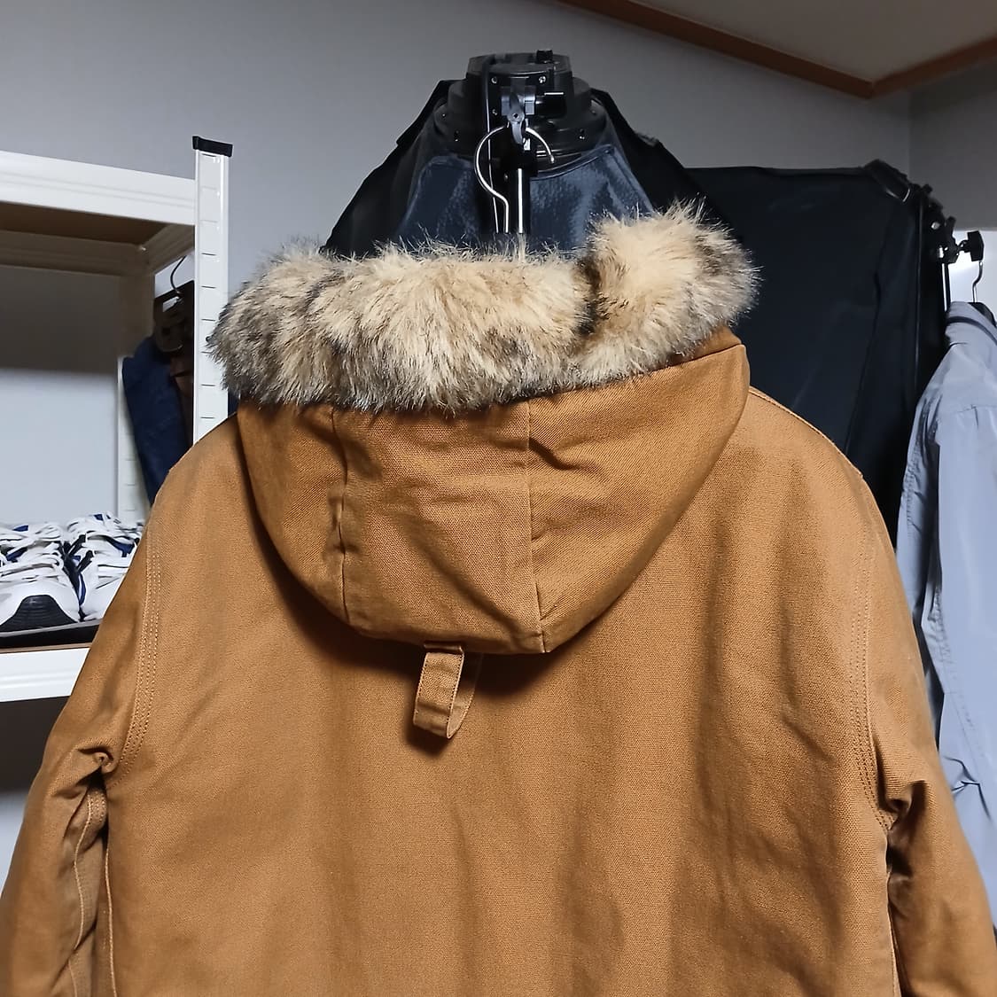 칼하트 시베리안 캔버스 파카 패딩 누빔 점퍼 상품이미지3